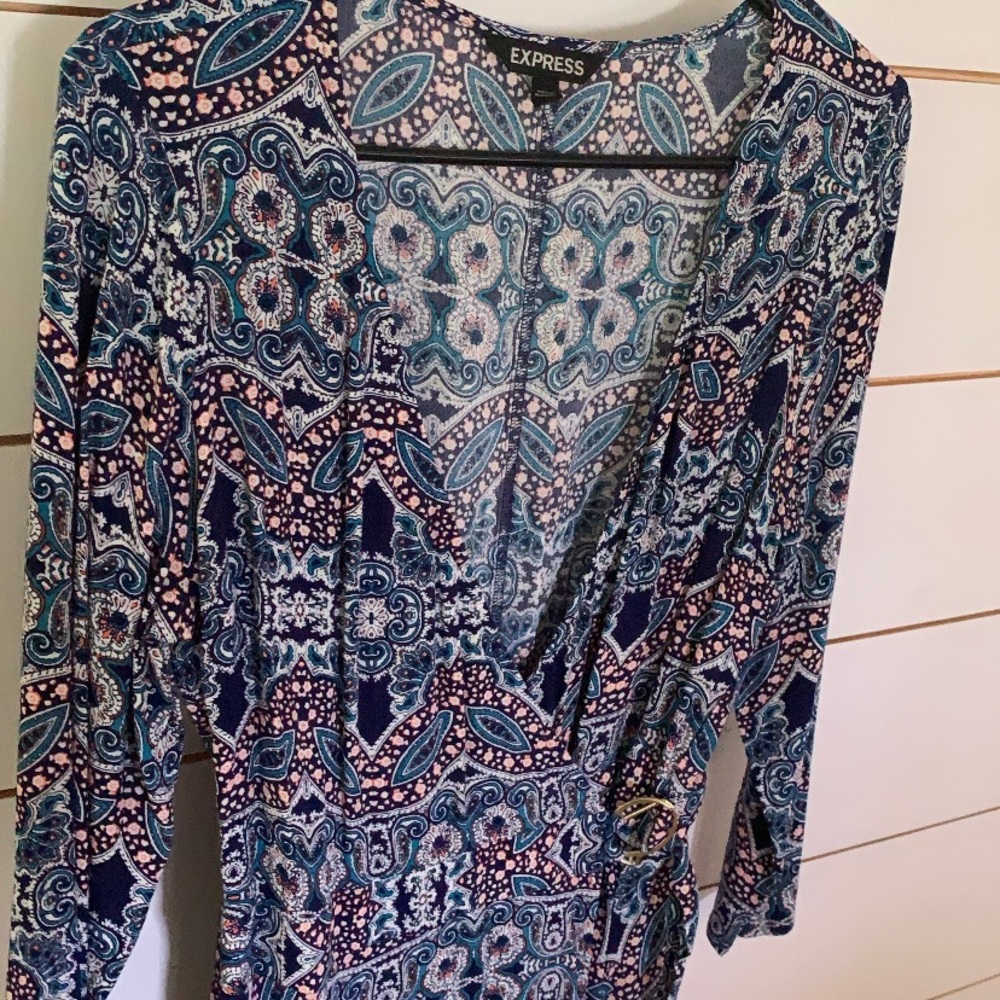 wrap dress.